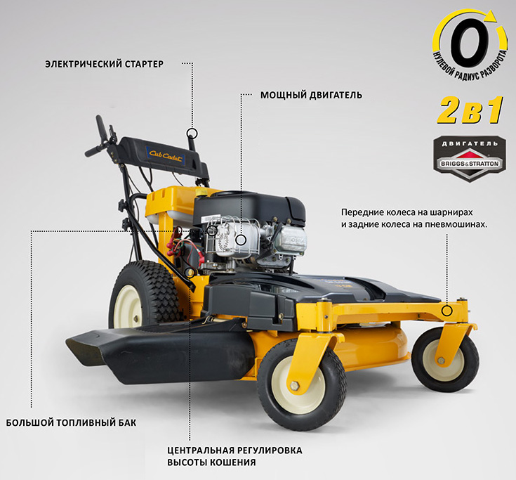 профессиональная газонокосилка Cub Cadet Enduro