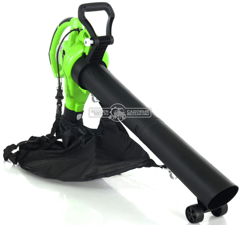Садовый пылесос-воздуходувка электрическая GreenWorks BL3000