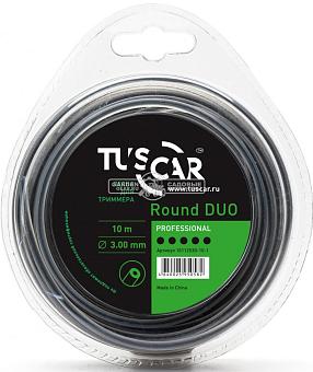 Леска Tuscar Round DUO Professional 3.0 мм х 10 м (круг, двужильная, 100% полимер PA66 UBE INDUSTRIES Япония)