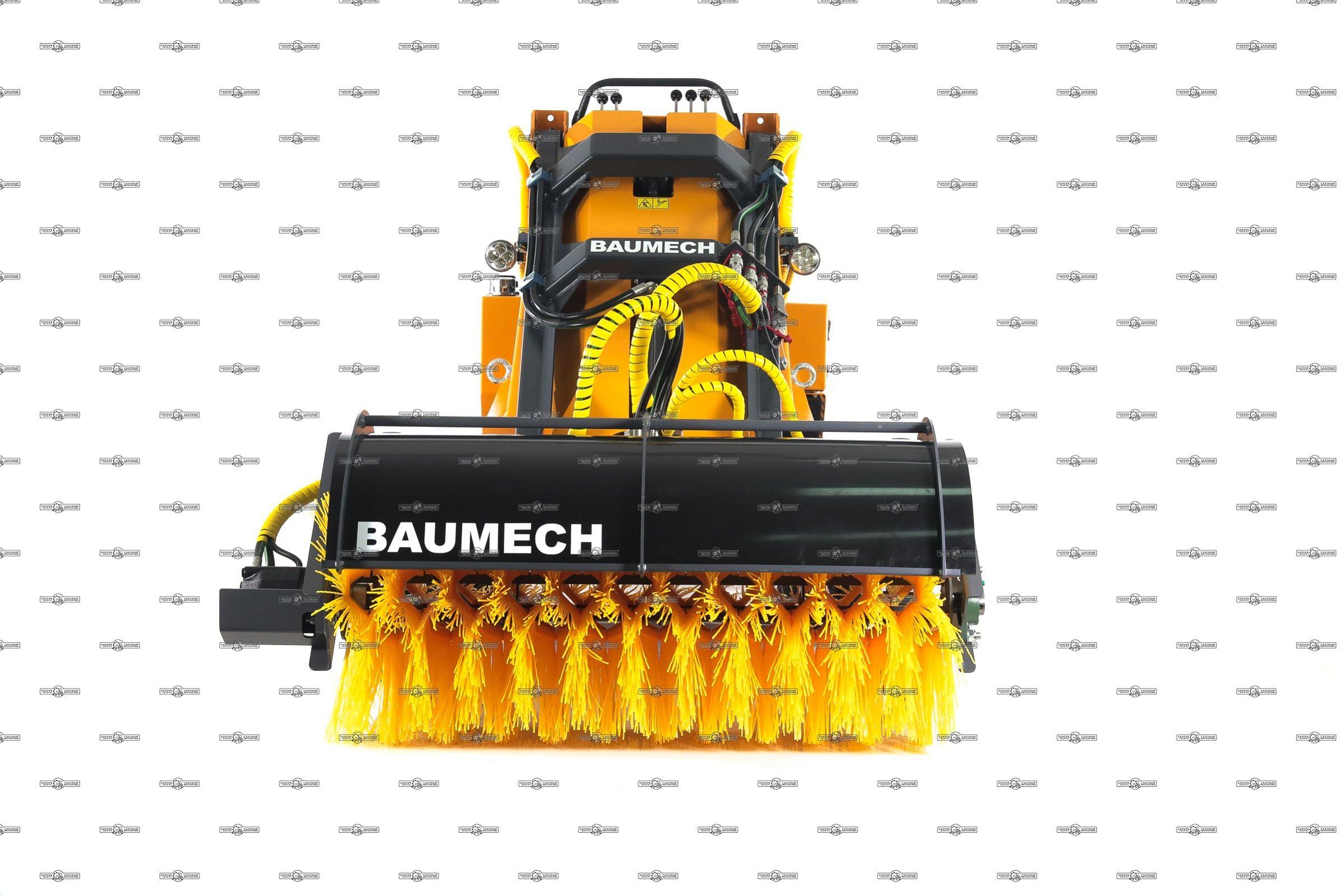 Универсальная машина мини-погрузчик Baumech ML-03 Pro + гидравлическая щётка 115 см., с двигателем Zongshen GB750 EFI V-Twin инжектор