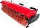Щетка коммунальная RED 160 см. с гидравлическим поворотом для мини-погрузчика, 192,5 кг. 
