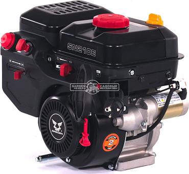 Бензиновый двигатель Zongshen SN 210 E Snow (7 л.с., 208 куб.см., D=19 мм, L=87,2 мм, катушка освещения 12В40Вт, электрический стартер 230В, 20 кг.)