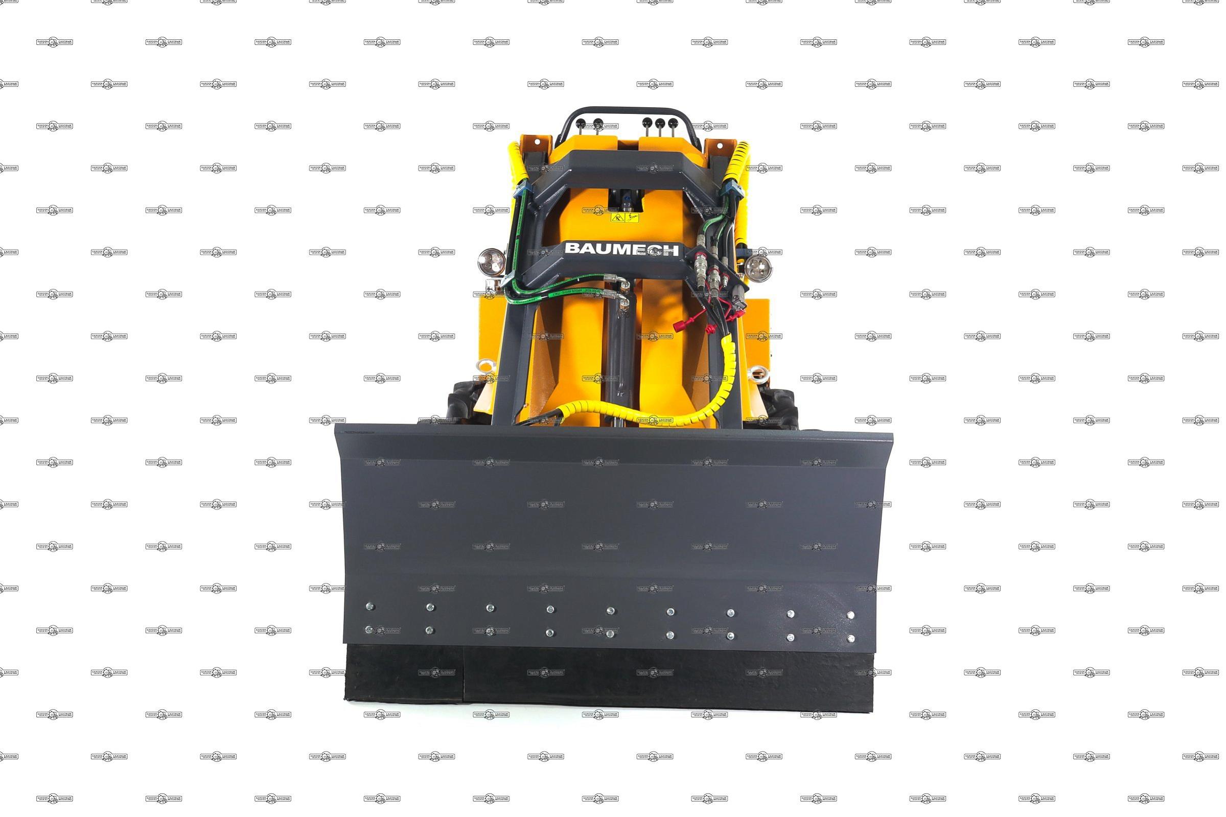 Универсальная машина мини-погрузчик Baumech ML-02 Pro + гидравлический отвал 120 см. с двигателем Zongshen GB750 EFI V-Twin инжектор