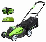 Газонокосилка аккумуляторная Greenworks G40LM45 с АКБ 4 А/ч и ЗУ