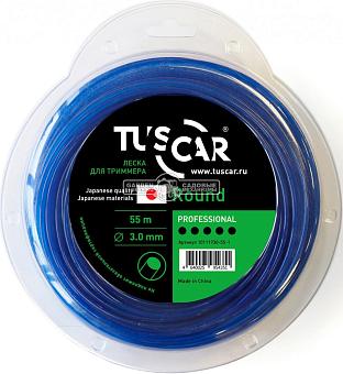 Леска Tuscar Round Professional Blue 3.0 мм х 55 м (круг, 100% полимер UBE INDUSTRIES Япония)