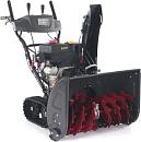 Снегоуборщик Evoline SBG 760 TLE гусеничный (PRC, 76 см, Loncin, 420 см3, эл/стартер 220В, фара, разблокировка гусениц, подогрев рукояток, 130 кг)