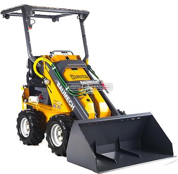 Универсальная машина мини-погрузчик Baumech ML-02 + ковш для снега 120 см., + каркас безопасности с двигателем Zongshen GB460E