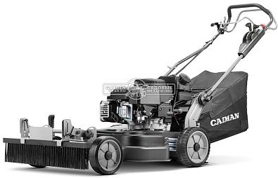 Газонокосилка бензиновая Caiman Twino 80CLV с щеткой U455-00145 (RUS, 77 см., Caiman Green Engine, 300 куб.см., 90 л., 3 вперед, 4 в 1, 98 кг.)