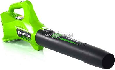 Воздуходувка аккумуляторная GreenWorks G24AB без АКБ и ЗУ (PRC, 24В, 145 км/ч, 1.7 кг)