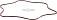 Ремень Cub Cadet 754-04329A / 954-04329A привода деки для райдера 54&quot; / 137 см.
