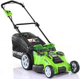Газонокосилка аккумуляторная Greenworks G40LM49DB Twin Force c АКБ 4 А/ч и ЗУ
