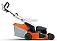 Газонокосилка бензиновая Stihl RM 248.3 (AUT, несамоходная, 46 см, Stihl EVC 205, 127 куб.см, сталь, 52 л, монорукоятка, 3 в 1, 30 кг)