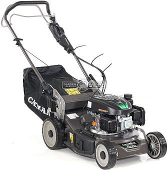 Газонокосилка бензиновая Caiman Ferro 47CV (RUS, 45 см, Caiman Green Engine, 140 см3, сталь, 4 в 1, 50 л, вариатор, 37 кг)