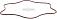 Ремень Cub Cadet 754-04329A / 954-04329A привода деки для райдера 54&quot; / 137 см.
