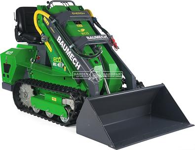 Универсальная машина мини-погрузчик Baumech ML-03 Eco + ковш универсальный 110 см., с электродвигателем