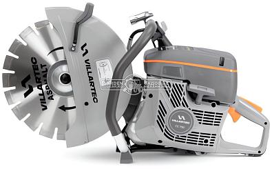 Бензорез Villartec CC 790 14" (PRC, 73.5 см3, 3.7 кВт/5.0 л.с., диаметр круга 350, глубина реза 125 мм, 9.9 кг)