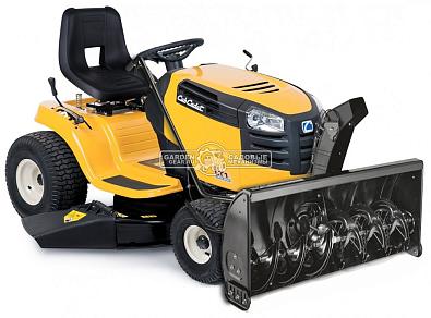 Снегоуборочный трактор Cub Cadet LT1 NS96 с 2X роторным снегоуборщиком и цепями на колеса