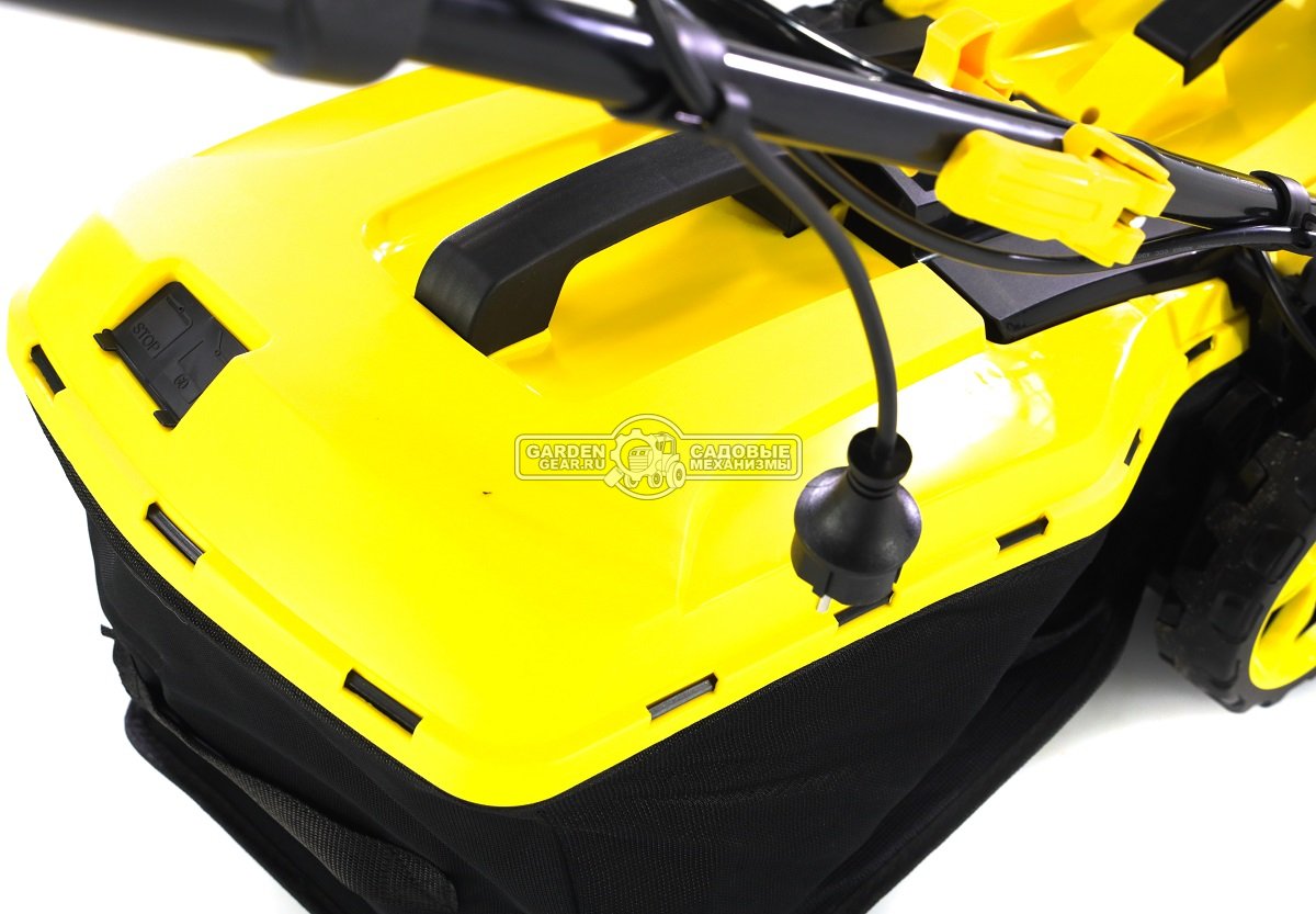 Газонокосилка электрическая Champion EM3616 (PRC, 1600 Вт., 36 см., пластик, 45 л., 11,5 кг.)