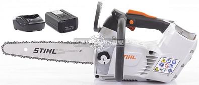 Аккумуляторная цепная пила - сучкорез Stihl MSA 161 T 10&quot; SET c AP200 и AL300 (AUT, 36В Pro, 1/4&quot;P, 1,1 мм., 57E, 3,8 кг.)