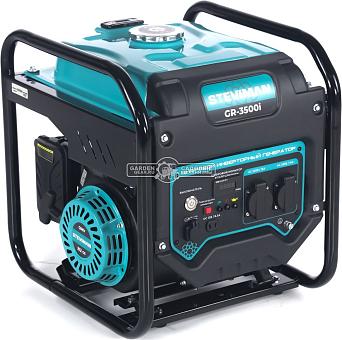 Бензиновый генератор инверторный Steviman GR-3500i (RUS, 212 см³, 7 л.с., 3.2/3.5 кВт, бак 12 л., 26.5 кг)