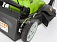 Газонокосилка аккумуляторная GreenWorks G40LM45 K4 (PRC, Li-ion, АКБ 4 А/ч, сталь, 45 см, 3 в1, 50 л, 23 кг)