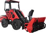Мини-погрузчик шарнирно сочленённый RED RBF-03 + снегоуборщик (Zongshen GB750EFI 30 л.с., до 700 кг., ковш 150 л., 1270 кг.)