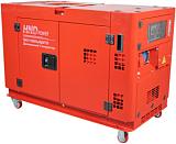 Дизельный генератор HND GE11000JQSTD двухрежимный 220/380 в шумоз. кожухе