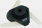 Триммерная головка Villartec P-Cut 3 универсальная (пластиковые ножи, M8x1.25L M, M10x1.0L F, M10x1.25L F, M12x1.5L F)