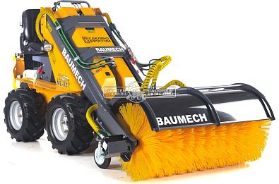 Универсальная машина мини-погрузчик Baumech ML-02 + гидравлическая щётка 115 см., с двигателем Zongshen GB460E