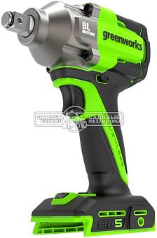 Гайковерт ударный аккумуляторный GreenWorks IW5500 без АКБ и ЗУ (PRC, BL 24В, 500 Нм, 1.25 кг)