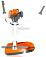 Бензокоса Holzfforma FF143RII Pro (PRC, Zenoah G45L, 41,5 куб.см., 1,47 кВт/2,0 л.с., диск 2T, леска 2,4 мм., EasyStart, 7,6 кг.)