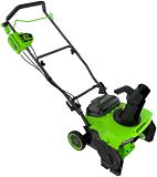 Снегоуборщик аккумуляторный Greenworks GD40STX2 с АКБ 4 А/ч и ЗУ