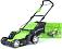 Газонокосилка аккумуляторная GreenWorks G40LM41 без АКБ и ЗУ (PRC, 40В, 41 см, пластик, мульчирование, 50 л, 18 кг, снята с производства)