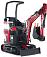 Гусеничный полноповоротный экскаватор RED Rhino RBX-15 Zongshen GB750EFI 30 л.с., глубина копания 2,0 м., ковш 250 мм., 1200 кг.