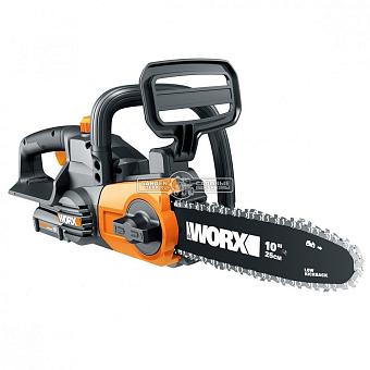 Пила аккумуляторная цепная Worx WG322E.9 10&quot; без АКБ и ЗУ (PRC, 20В, 3/8&quot;-1.1-40E, 2.8 кг)