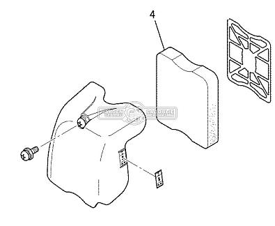 Фильтр воздушный Mitsubishi KA40085AA для двухтактных двигателей TB43 