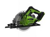 Циркулярная пила аккумуляторная Greenworks GD24CS без АКБ и ЗУ, 1500907
