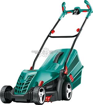 Газонокосилка электрическая Bosch ARM 34 (PRC, 1300 Вт., 34 см., пластик, 40 л., 11 кг.)