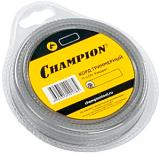 Леска триммерная Champion TI-LON 3,0 мм, зубчатый квадрат, 12 м.