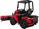 Мини-погрузчик шарнирно сочленённый RED RBF-03 + щетка коммунальная (Zongshen GB750EFI 30 л.с., до 700 кг., ковш 150 л., 1270 кг.)