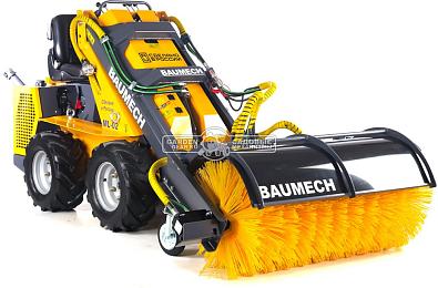Универсальная машина мини-погрузчик Baumech ML-02 Pro + гидравлическая щётка 115 см., с двигателем Zongshen GB750 V-Twin