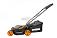 Газонокосилка аккумуляторная Worx WG779E с 2 АКБ 2.5 А/ч и ЗУ (PRC, 2х20В, 34 см, пластик, 30 л, 14 кг)