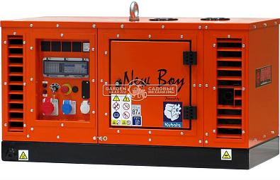 Дизельный генератор Europower EPS 83 TDE серия NEW BOY в шумоз. кожухе (BEL, Kubota; 482 куб.см.; 380 В; 8 кВт; 23 л; эл. старт; 295 кг)