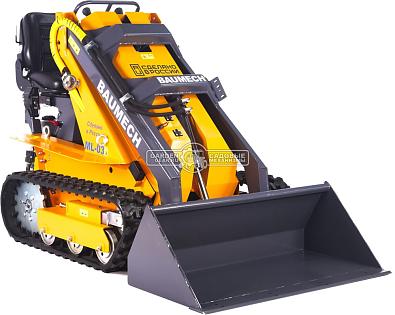Универсальная машина мини-погрузчик Baumech ML-03 Lite + ковш универсальный 110 см., с двигателем Zongshen GB460E