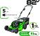 Газонокосилка аккумуляторная GreenWorks GC82HPLM51 с АКБ 5 А/ч и ЗУ (PRC, BL 82В, 51 см, сталь, 2 слота под АКБ,  3 в 1, 60 л, 34.5 кг)