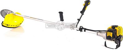 Бензокоса Champion T463S-2 Pro (PRC, 47 см3, 1.7 кВт/2.3 л.с., диск 40Т/255 + леска 2.4 мм, неразборная, 8.0 кг)