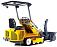 Универсальная машина мини-погрузчик Baumech ML-03 Pro + роторный снегоуборщик 110 см. + каркас безопасности с двигателем Zongshen GB750 V-Twin