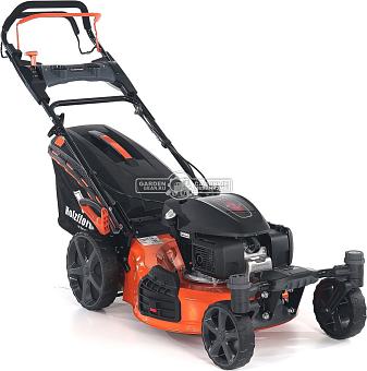 Газонокосилка бензиновая Holzfforma LC251HVR с рояльными колесами (PRC, 51 см, Honda 166 см3, 3 в 1, Quattro Blade, вариатор, 80 л, 40 кг)