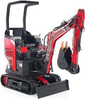 Гусеничный полноповоротный экскаватор RED Rhino RBX-15 Zongshen GB750EFI 30 л.с., глубина копания 2,0 м., ковш 250 мм., 1200 кг.