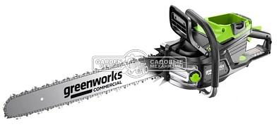 Пила аккумуляторная цепная GreenWorks OCS800 20&quot; без АКБ и ЗУ (PRC, BL 82В, 5 кВт, 3/8&quot;-1.3-72E, 5.5 кг)